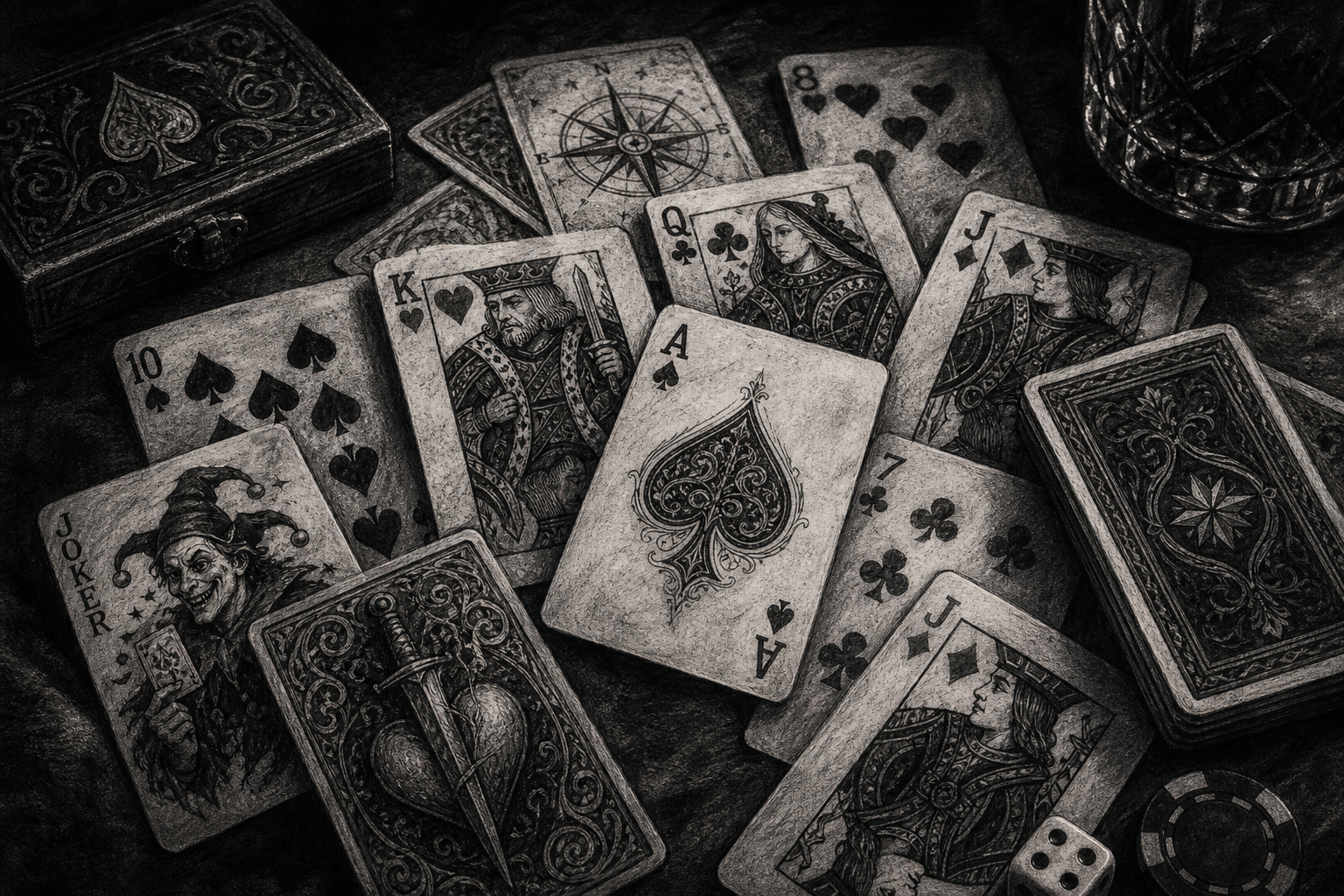 Charcoal Cardistry