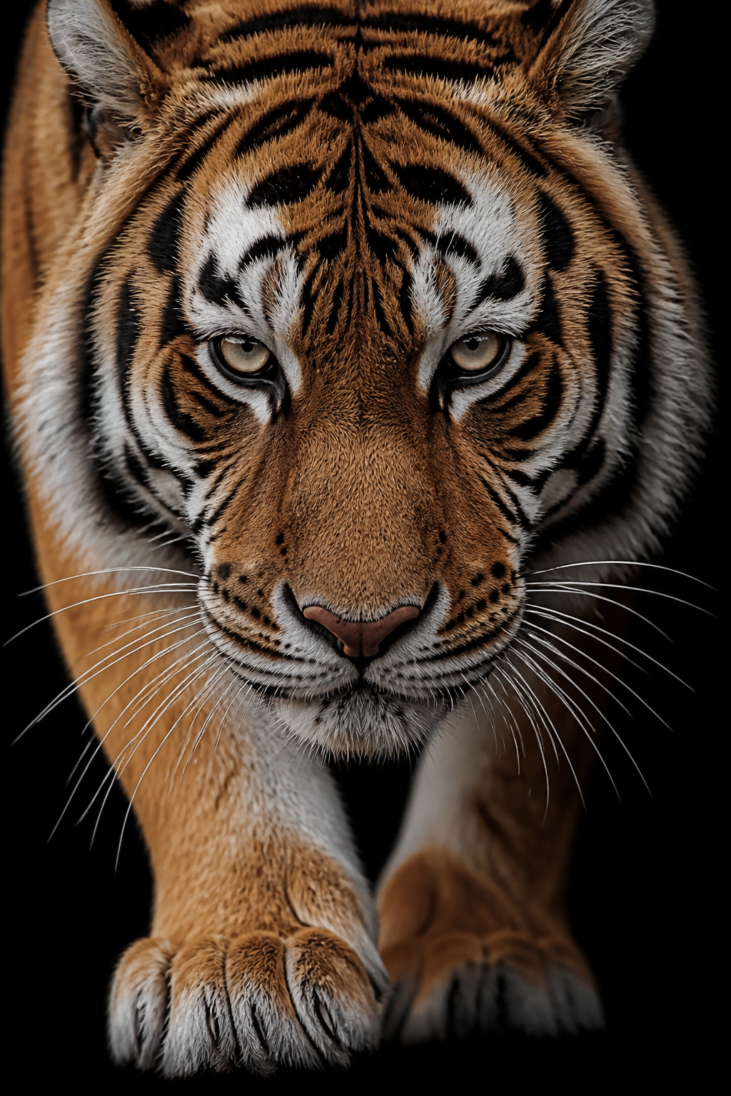 Tiger's Hunting Gaze