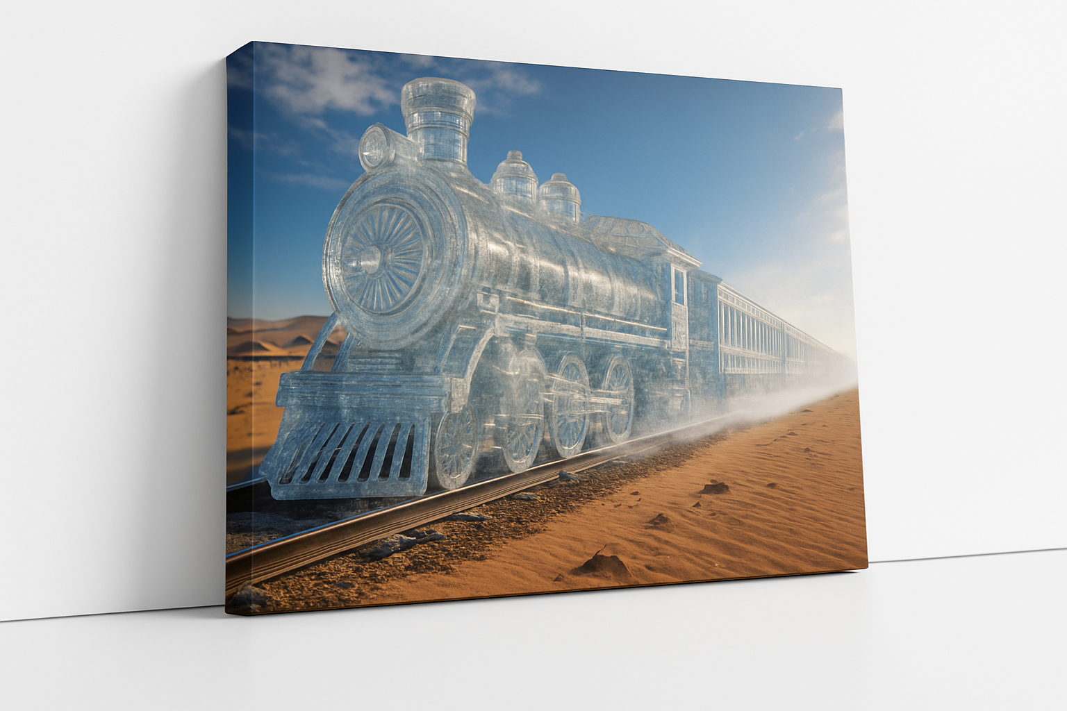 Ice Train in the Desert