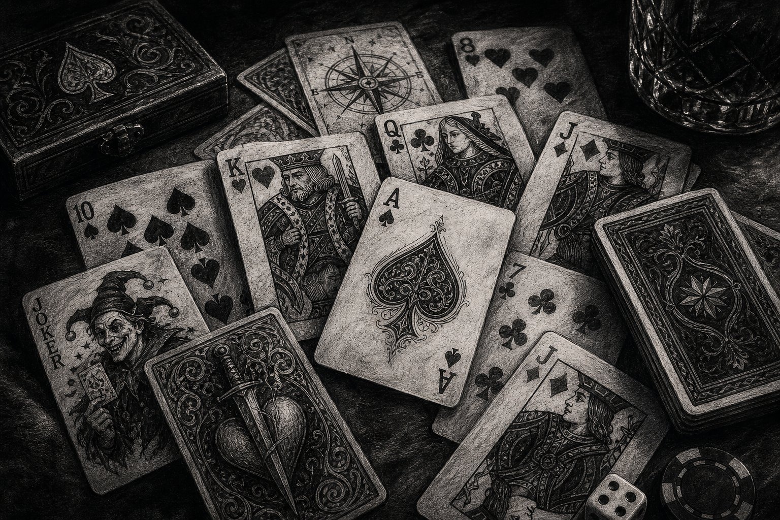 Charcoal Cardistry