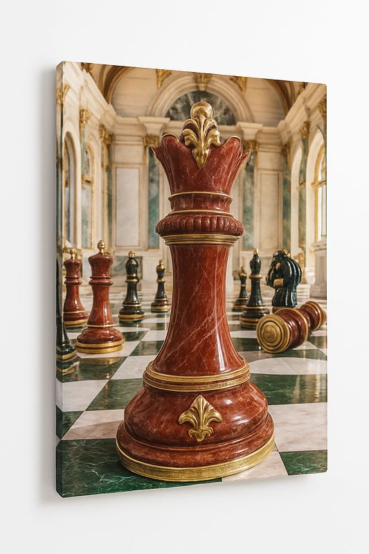 Elegância da Peça Rainha de Xadrez