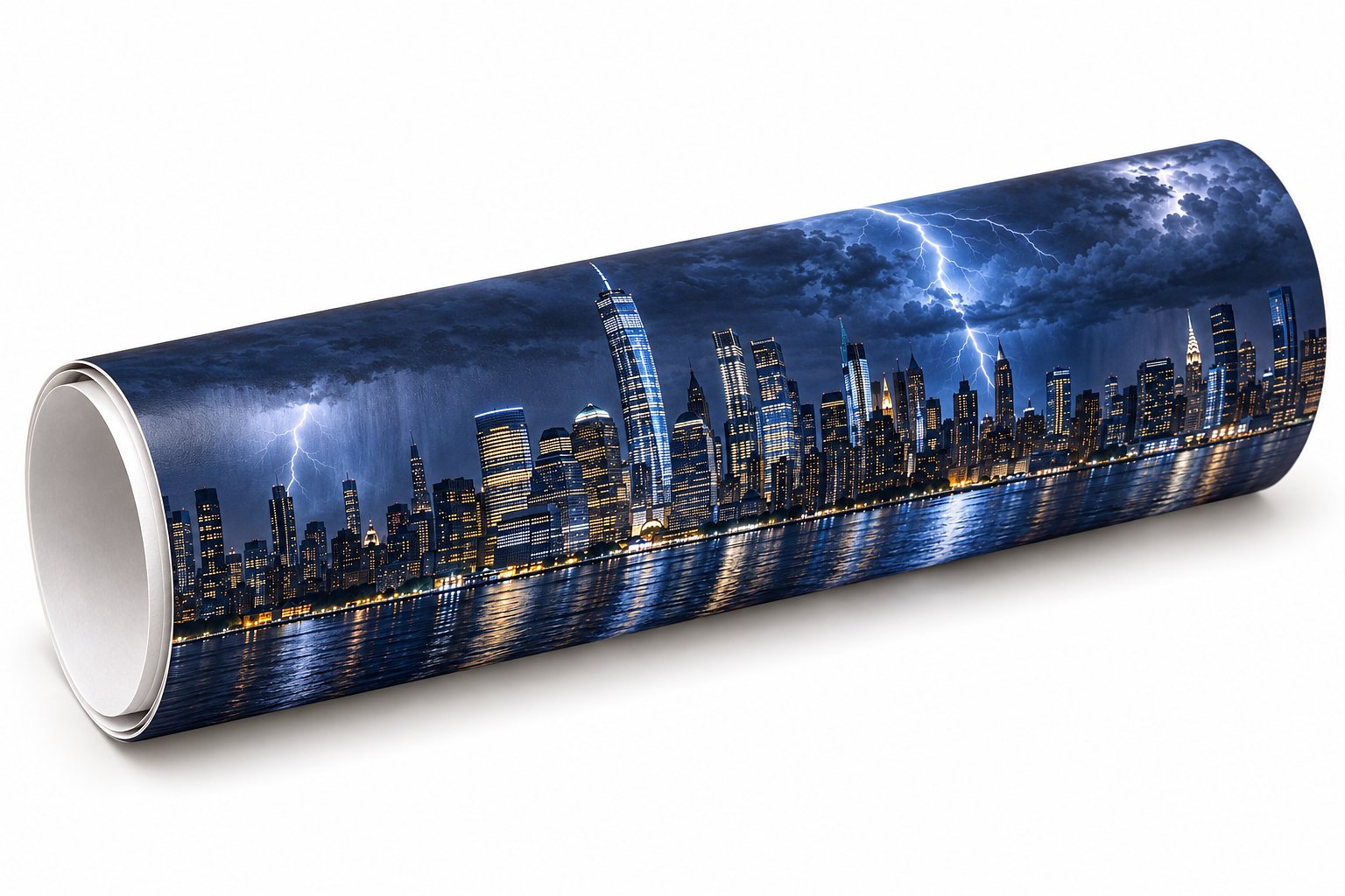 Majestic Nightscape of New York City
