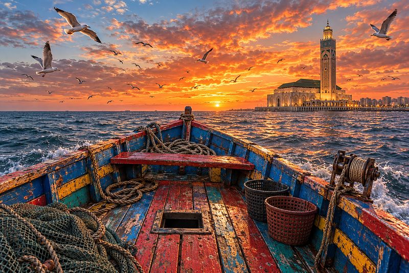 Casablanca at Sunset